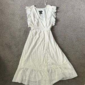 B. Darlin White Wrap Around Dress